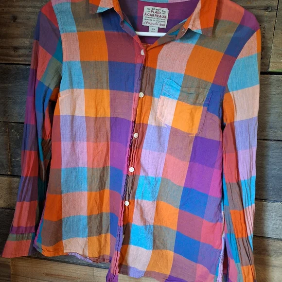 Plaid top - Picture 4 of 6